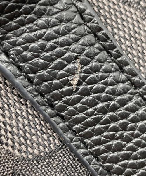 COACH（コーチ）COACH (コーチ) シグネチャーショルダーバッグ ブラック×グレーの古着・服飾アイテム