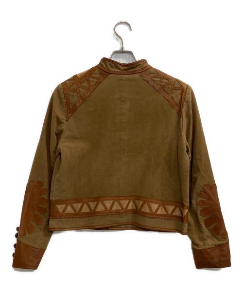 RALPH LAUREN（ラルフローレン）RALPH LAUREN (ラルフローレン) フォークロアジャケット ブラウン サイズ:Ｓの古着・服飾アイテム