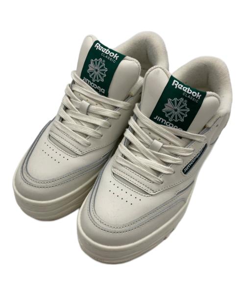 REEBOK（リーボック）REEBOK (リーボック) JIMWAG (ジムワッグ) スニーカー アイボリー×グリーン サイズ:25cmの古着・服飾アイテム