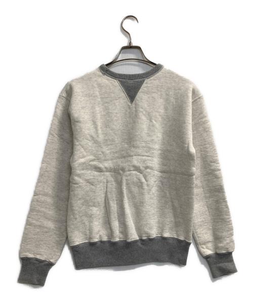 FLAT HEAD（フラット ヘッド）FLAT HEAD (フラット ヘッド) クルーネックスウェット グレー サイズ:38の古着・服飾アイテム