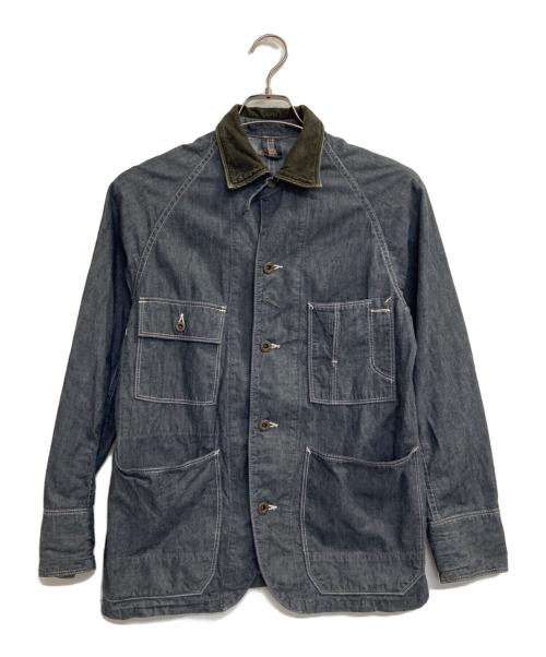 KAPITAL（キャピタル）KAPITAL (キャピタル) 襟コーデュロイデニムカバーオール インディゴの古着・服飾アイテム