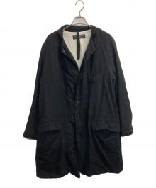 GARMENT REPRODUCTION OF WORKERS（ガーメントリプロダクションオブワーカーズ）の古着「ウールリネンコート」｜ブラック