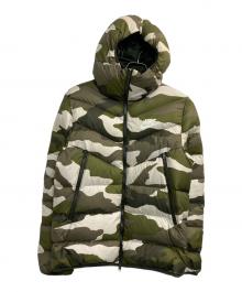 NIKE（ナイキ）の古着「NSW WIND RUNNER FILL DOWN HOODIE」｜グリーン×アイボリー
