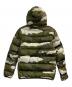 NIKE (ナイキ) NSW WIND RUNNER FILL DOWN HOODIE グリーン×アイボリー サイズ:Ｍ：5000円
