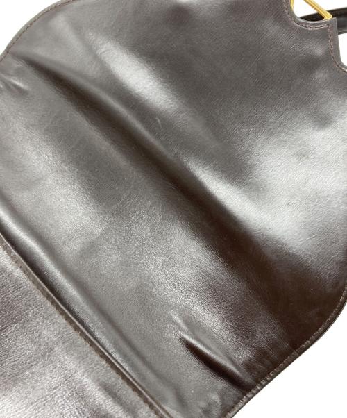 COMTESSE（コンテス）COMTESSE (コンテス) ホースビットレザーショルダーバッグ ブラウンの古着・服飾アイテム