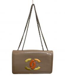 CHANEL（シャネル）の古着「リップスティックココマークチェーンショルダーバッグ」｜ベージュ