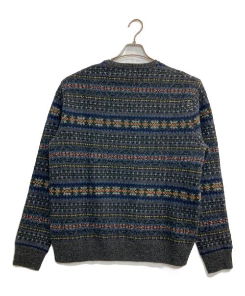 POLO RALPH LAUREN（ポロ・ラルフローレン）POLO RALPH LAUREN (ポロ・ラルフローレン) フェアアイルセーター ネイビー×グレー サイズ:ＸＬ 未使用品の古着・服飾アイテム