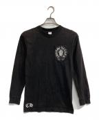 CHROME HEARTSクロムハーツ）の古着「AMERICAN FLAG L/S TEE」｜ブラック
