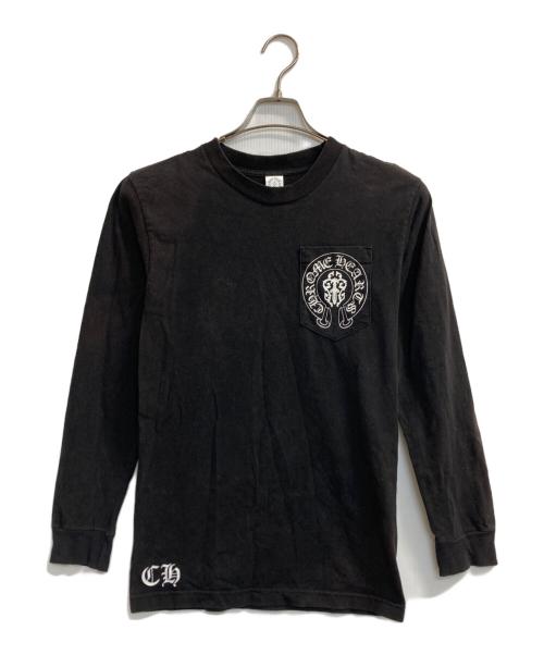 CHROME HEARTS（クロムハーツ）CHROME HEARTS (クロムハーツ) AMERICAN FLAG L/S TEE ブラック サイズ:Ｓの古着・服飾アイテム