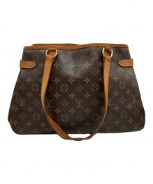 LOUIS VUITTON（ルイ ヴィトン）の古着「バティニョール オリゾンタル/モノグラムショルダートートバッグ」｜ブラウン