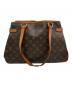 LOUIS VUITTON（ルイ ヴィトン）の古着「バティニョール オリゾンタル/モノグラムショルダートートバッグ」｜ブラウン