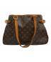 LOUIS VUITTON (ルイ ヴィトン) バティニョール オリゾンタル/モノグラムショルダートートバッグ ブラウン：65000円
