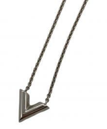 LOUIS VUITTON（ルイ ヴィトン）の古着「エッセンシャルV シルバーネックレス」｜シルバー