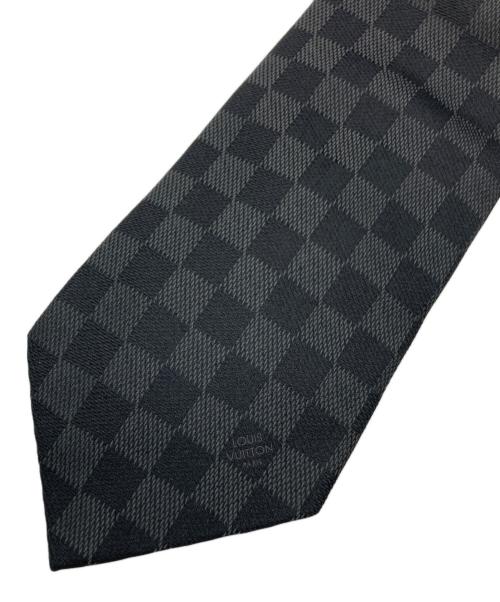 LOUIS VUITTON（ルイ ヴィトン）LOUIS VUITTON (ルイ ヴィトン) ダミエ・ネクタイ ブラック サイズ:-の古着・服飾アイテム