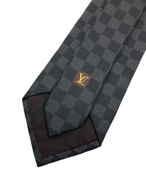 LOUIS VUITTON（ルイ ヴィトン）LOUIS VUITTON (ルイ ヴィトン) ダミエ・ネクタイ ブラック サイズ:-の古着・服飾アイテム