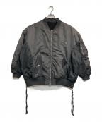 MAISON SPECIALメゾンスペシャル）の古着「Bicolor Reversible MA-1」｜グレー