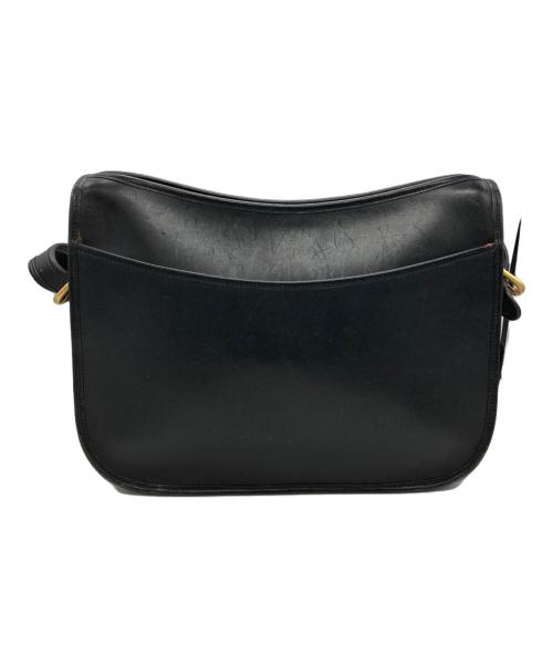COACH（コーチ）COACH (コーチ) クラブタンレザーショルダーバッグ ブラックの古着・服飾アイテム