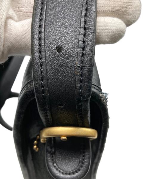 COACH（コーチ）COACH (コーチ) クラブタンレザーショルダーバッグ ブラックの古着・服飾アイテム