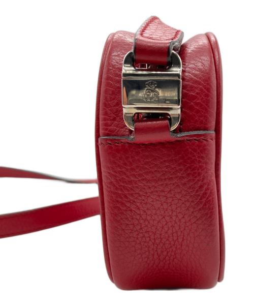 GUCCI（グッチ）GUCCI (グッチ) ソーホースモール ディスコバッグ レッドの古着・服飾アイテム