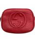 GUCCI (グッチ) ソーホースモール ディスコバッグ レッド：42000円