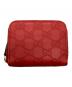 GUCCI（グッチ）の古着「グッチシマラウンドジップウォレット」｜レッド
