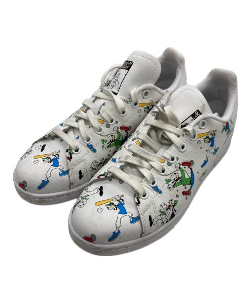 adidas（アディダス）adidas (アディダス) DISNEY (ディズニー) Stan Smith 'Goofy' ホワイト サイズ:25cmの古着・服飾アイテム