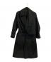 BLURHMS（ブラームス）の古着「Wool Ramie Motorcycle Coat」｜ブラック
