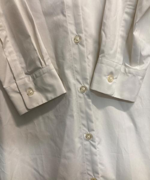 BROOKS BROTHERS（ブルックスブラザーズ）BROOKS BROTHERS (ブルックスブラザーズ) バンドカラースキッパーシャツワンピース ホワイト サイズ:2の古着・服飾アイテム