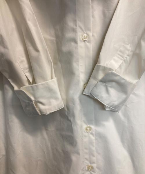 BROOKS BROTHERS（ブルックスブラザーズ）BROOKS BROTHERS (ブルックスブラザーズ) バンドカラースキッパーシャツワンピース ホワイト サイズ:2の古着・服飾アイテム