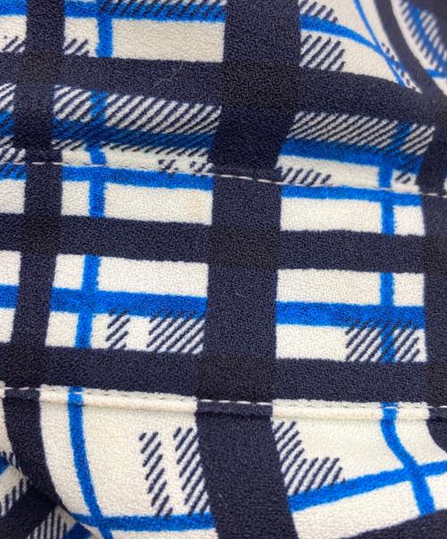 BROOKS BROTHERS（ブルックスブラザーズ）BROOKS BROTHERS (ブルックスブラザーズ) チェックシャツワンピース ブルー サイズ:4の古着・服飾アイテム