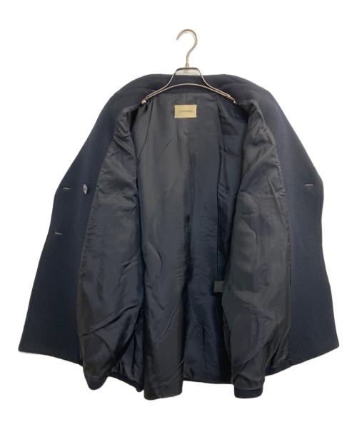 Curensology（カレンソロジー）Curensology (カレンソロジー) メルトオーバーPコート ネイビー サイズ:36の古着・服飾アイテム