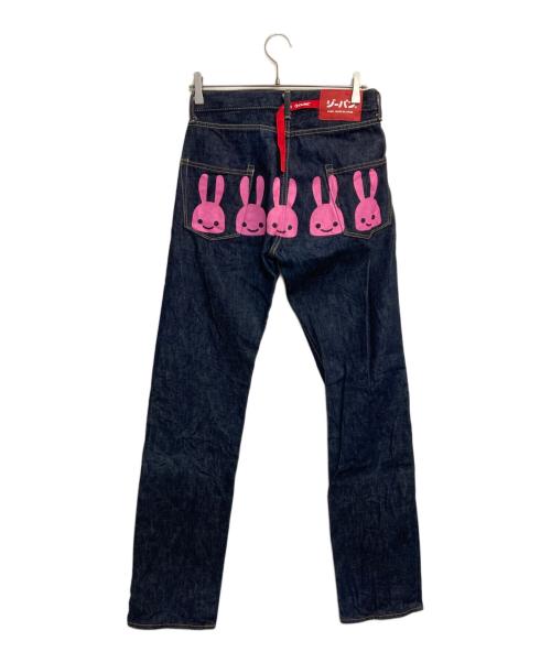 CUNE（キューン）CUNE (キューン) 5連ウサギデニムパンツ インディゴ サイズ:30の古着・服飾アイテム