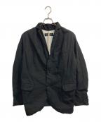GARMENT REPRODUCTION OF WORKERSガーメントリプロダクションオブワーカーズ）の古着「コットンリネンテーラードジャケット」｜ブラック