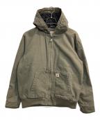 CarHarttカーハート）の古着「WASHED DUCK INSULATED ACTIVE JACKET」｜モスグリーン