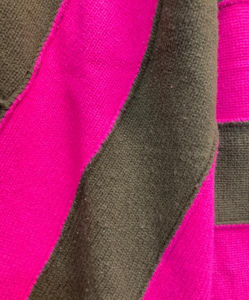 AMBUSH（アンブッシュ）AMBUSH (アンブッシュ) 厚手変形ニット ピンク×ブラウン サイズ:2の古着・服飾アイテム