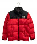 THE NORTH FACEザ ノース フェイス）の古着「ダウンジャケット」｜ブラック×レッド