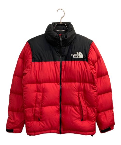 THE NORTH FACE（ザ ノース フェイス）THE NORTH FACE (ザ ノース フェイス) ダウンジャケット ブラック×レッド サイズ:Ｍの古着・服飾アイテム