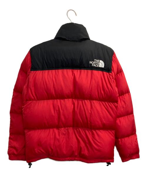 THE NORTH FACE（ザ ノース フェイス）THE NORTH FACE (ザ ノース フェイス) ダウンジャケット ブラック×レッド サイズ:Ｍの古着・服飾アイテム