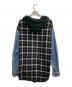 BALENCIAGA (バレンシアガ) Shirt With Hood/シャツフーディー インディゴ×ブラック サイズ:37：25000円