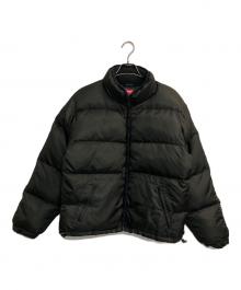 SUPREME（シュプリーム）の古着「Reflective Sleeve Logo Puffy Jacket」｜ブラック
