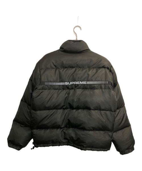 SUPREME（シュプリーム）SUPREME (シュプリーム) Reflective Sleeve Logo Puffy Jacket ブラック サイズ:Ｍの古着・服飾アイテム