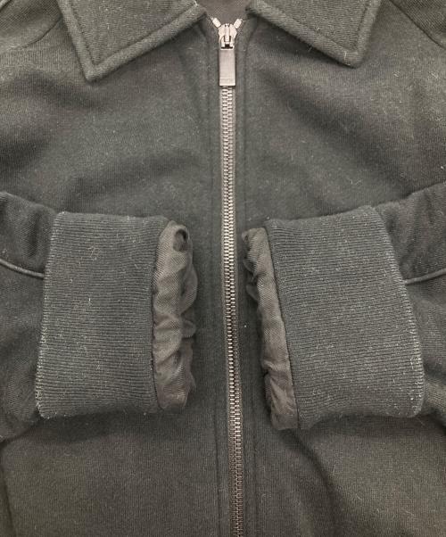 DIOR HOMME（ディオール オム）DIOR HOMME (ディオール オム) 刺繍 コットンキャメルスウェット ジップアップ ジャケット ブラック サイズ:Ｌの古着・服飾アイテム