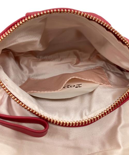repetto（レペット）Repetto (レペット) ギャザーミニショルダーバッグ レッドの古着・服飾アイテム
