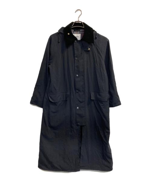 Barbour（バブアー）Barbour (バブアー) 別注 BURGHLEY SP/ロングフーデッドコート グレー サイズ:36の古着・服飾アイテム