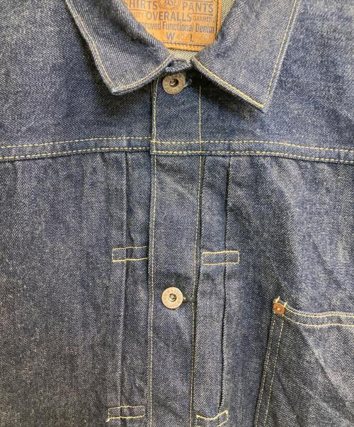 BUZZ RICKSON'S（バズリクソンズ）Buzz Rickson's (バズリクソンズ) WORLD WAR II DENIM BLOUSE インディゴ サイズ:40の古着・服飾アイテム