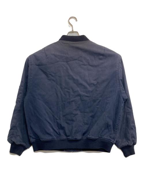 Eddie Bauer（エディーバウアー）Eddie Bauer (エディーバウアー) MA-1ジャケット ネイビー サイズ:Ⅼの古着・服飾アイテム