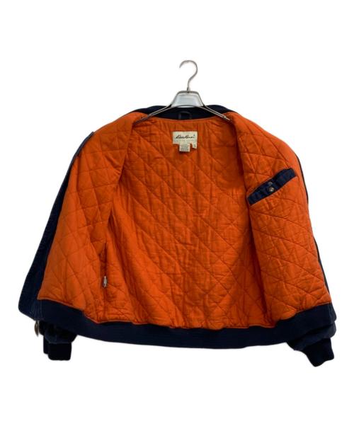 Eddie Bauer（エディーバウアー）Eddie Bauer (エディーバウアー) MA-1ジャケット ネイビー サイズ:Ⅼの古着・服飾アイテム