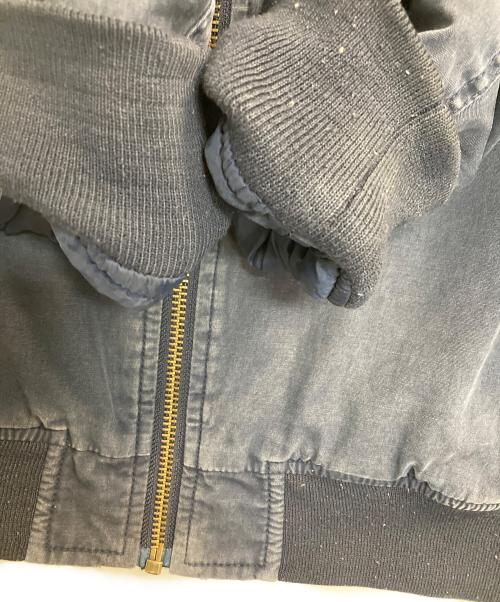 Eddie Bauer（エディーバウアー）Eddie Bauer (エディーバウアー) MA-1ジャケット ネイビー サイズ:Ⅼの古着・服飾アイテム