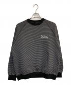 The Ennoy Professionalザ エンノイ プロフェッショナル）の古着「BORDER CREW NECK SWEAT」｜ブラック