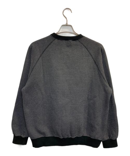 The Ennoy Professional（ザ エンノイ プロフェッショナル）The Ennoy Professional (ザ エンノイ プロフェッショナル) BORDER CREW NECK SWEAT ブラック サイズ:Ｍの古着・服飾アイテム